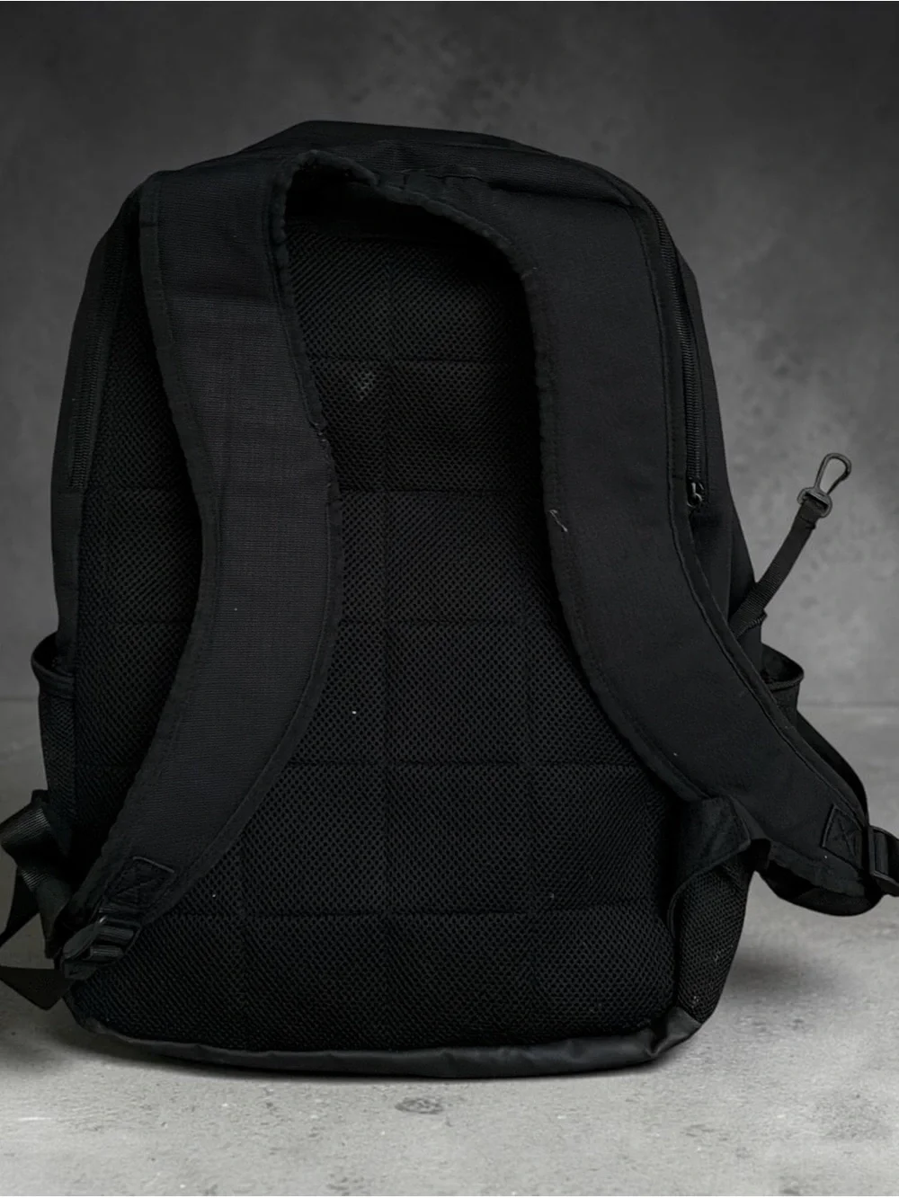 Nike Black Backpack with White Swoosh